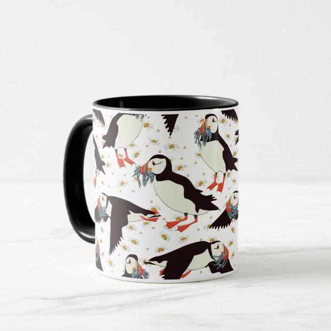 Papageientaucher Tasse (Vorderseite Links)