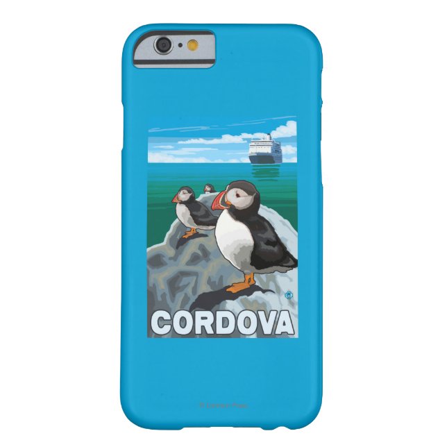 Papageientaucher u. Kreuzschiff - Cordova, Alaska Case-Mate iPhone Hülle (Rückseite)