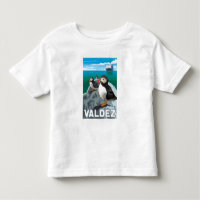 Papageientaucher u. Kreuzschiff - Valdez, Alaska