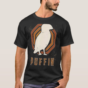Papageientaucher Vintage Retro Klassische Tierlieb T-Shirt