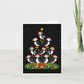 Papageientaucher-Vogel-Weihnachtsbaum-Geschenk-San Karte