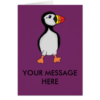 Papageientaucherentwurfskarten und Papierprodukte