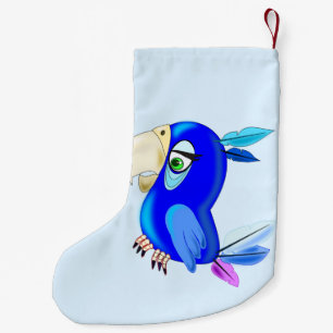 Papageienweihnachtsfest Kleiner Weihnachtsstrumpf