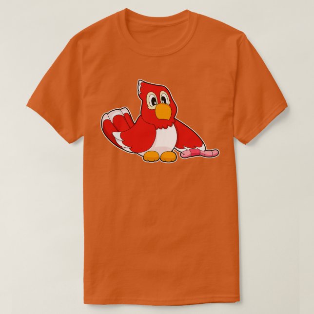 Papageienwurm T-Shirt (Design vorne)