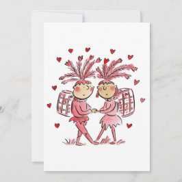 Papageno und Papagena Einladung