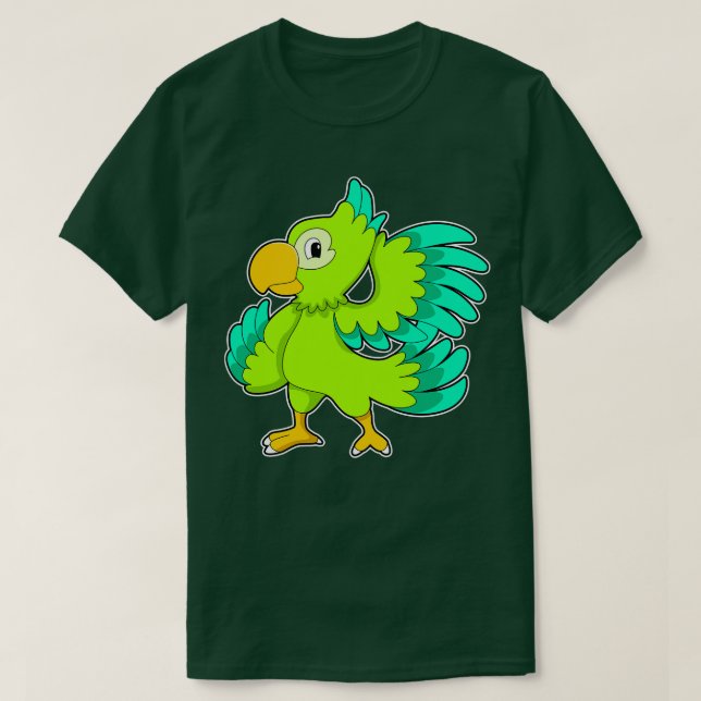 Papagerot T-Shirt (Design vorne)