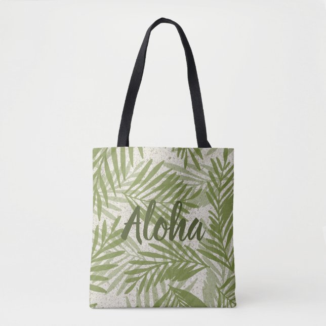 Papakolea Sandy Beach Palms Beach Bag (Vorderseite)