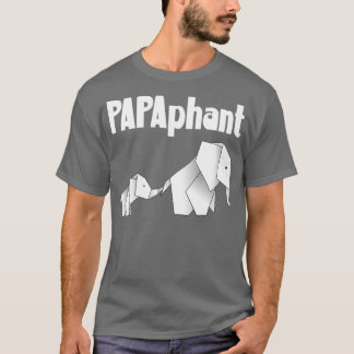 PAPAphant Vater Elefant Vater Fatherx27s Day Funny T-Shirt