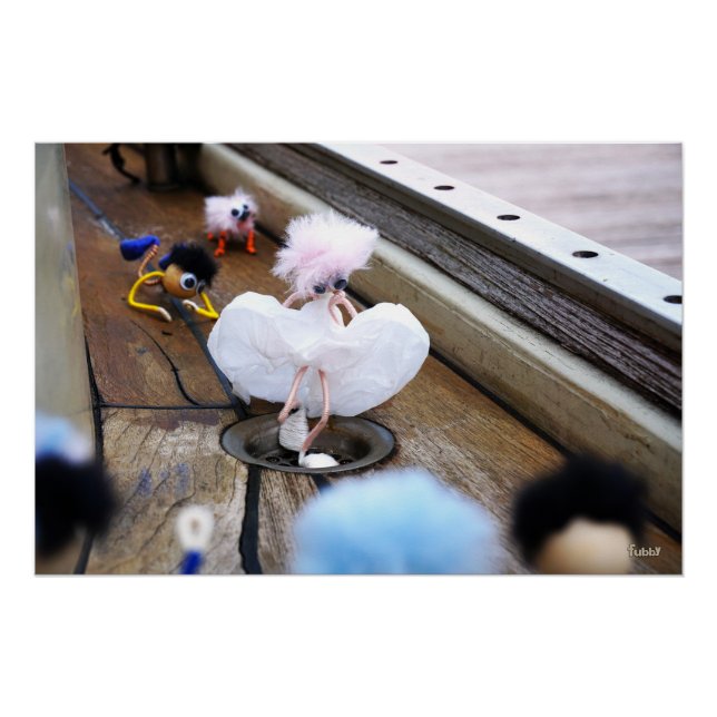 Paparazzi bij Fubby op rooster. Poster (Vorderseite)