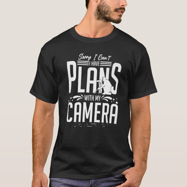 Paparazzi-Fotos Fotograf-Kamera Fotografie T-Shirt (Vorderseite)
