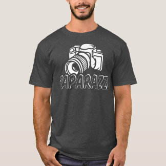 Paparazzi Funny Vater Retro-Kamera T-Shirt