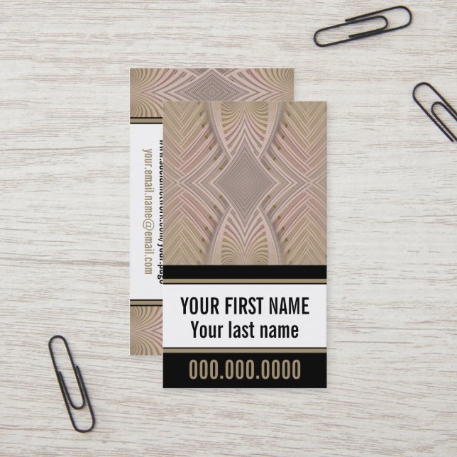 Paparazzi Personal Business Cards Visitenkarte (Vorderseite/Rückseite Beispiel)