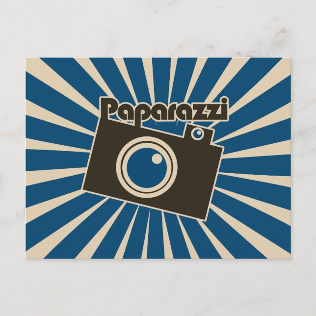 Paparazzi Postkarte (Vorderseite)