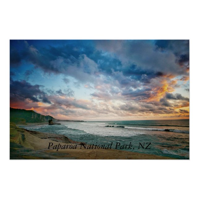 Paparoa-Nationalpark Poster (Vorderseite)