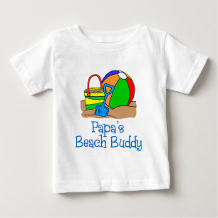 Papas Beach Buddy Baby T-shirt