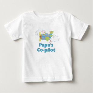 Papas Co-Pilot Baby T-shirt
