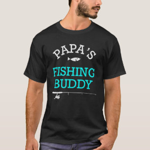 Papas Fishing Buddy Niedlich Kids Gift T-Shirt