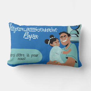 Papas Geburtstagskissen Lendenkissen