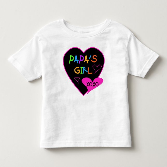 Papa's Girl T-Shirts, Hats, Tasse, Buttons, Kleidu Kleinkind T-shirt (Vorderseite)