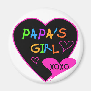 Papa's Girl T-Shirts, Hats, Tasse, Buttons, Kleidu Magnet