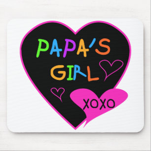 Papa's Girl T-Shirts, Hats, Tasse, Buttons, Kleidu Mousepad