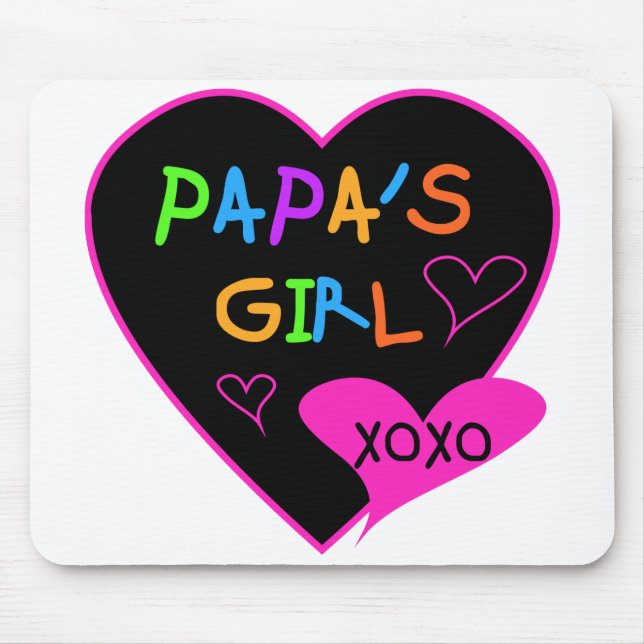 Papa's Girl T-Shirts, Hats, Tasse, Buttons, Kleidu Mousepad (Vorne)