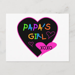 Papa's Girl T-Shirts, Hats, Tasse, Buttons, Kleidu Postkarte