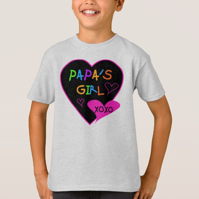 Papa's Girl T-Shirts, Hats, Tasse, Buttons, Kleidu T-Shirt (Vorderseite)
