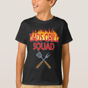 Papas Grill Squad Lustiges Bbq Vatertag T-Shirt