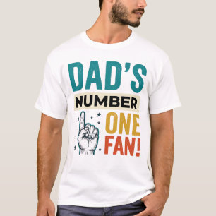 Papas größter Fan Vintage Familien Design_1 T-Shirt