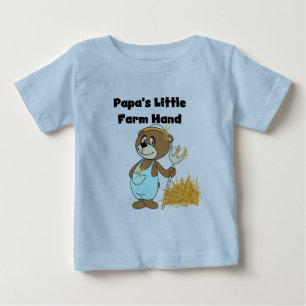 Papas kleine Farmhandgeschenke und -geschenke Baby T-shirt