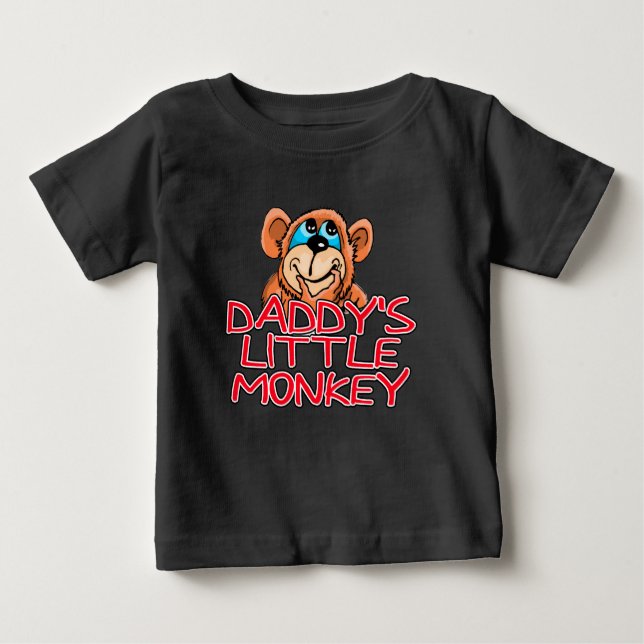 Papa's Kleiner Affe Baby T-shirt (Vorderseite)