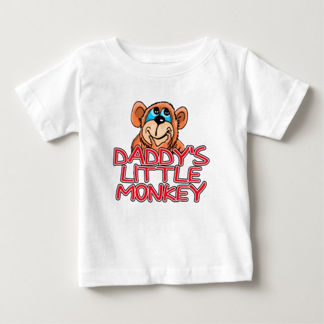 Papa's Kleiner Affe Baby T-shirt (Vorderseite)