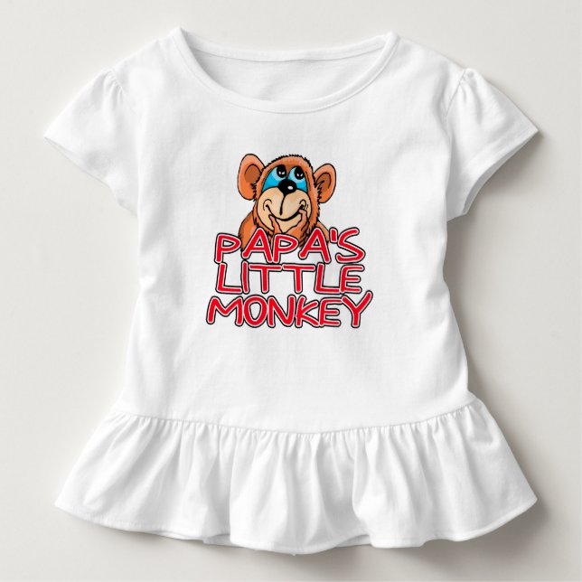 Papas kleiner Affe Baby T-shirt (Vorderseite)