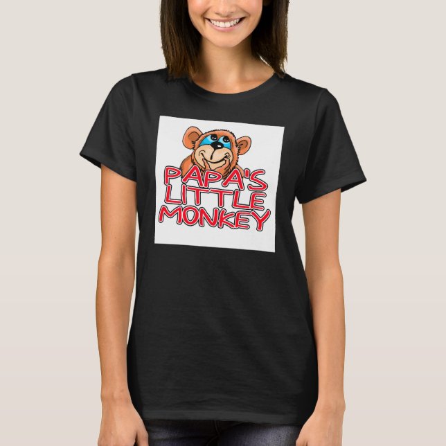 Papas kleiner Affe T-Shirt (Vorderseite)