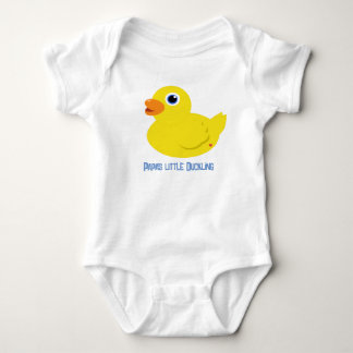 Papas kleiner Duckling (blau) Baby Bodysuit Strampler