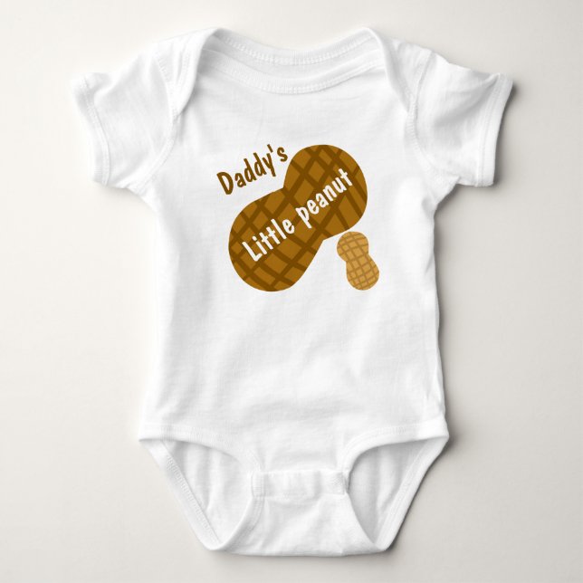 Papa's Kleiner Peanut Baby Bodysuit Strampler (Vorderseite)
