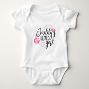 Papas kleines Mädchen Baby Strampler