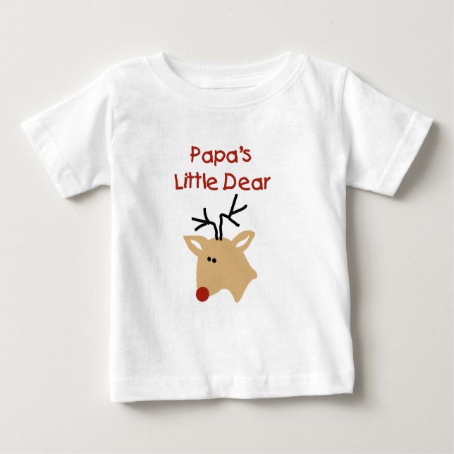 Papa's Lieber Papa Weihnachten Baby T-shirt (Vorderseite)