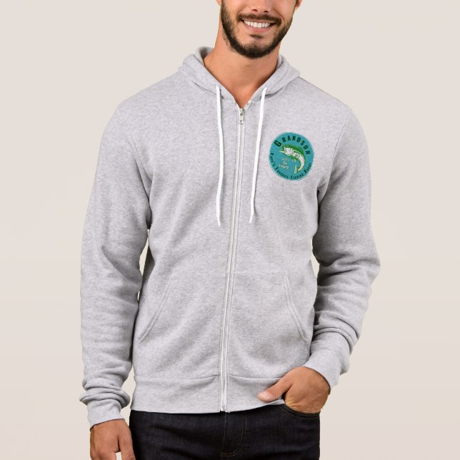 Papas Lieblingsfischbuddy Hoodie (Vorderseite)