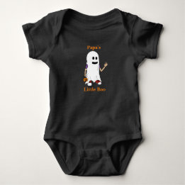 Papa's Little Boo halloween Baby Strampler