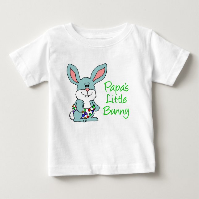 Papa's Little Bunny Baby T-shirt (Vorderseite)