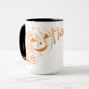 Papa's Posse of Halloween Kürbislaternen Tasse