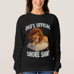 Papas Schnarcher-Pyjamas kuschelige Pyjamas wie Lö Sweatshirt