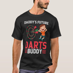 Papas zukünftiger Dartfreund Dartspieler Junge Dar T-Shirt