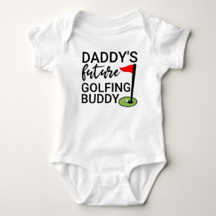Papas zukünftiger Golfkumpel Baby Strampler