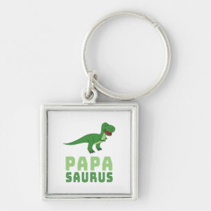 Papasaurus Dinosaurier Tyrannosaurus Rex Vatertag Schlüsselanhänger