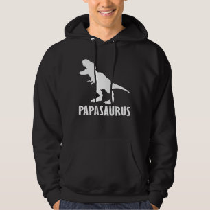 Papasaurus Papa Dinosaurier Hoodie