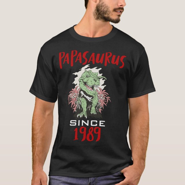 Papasaurus since 1989 T-Shirt (Vorderseite)