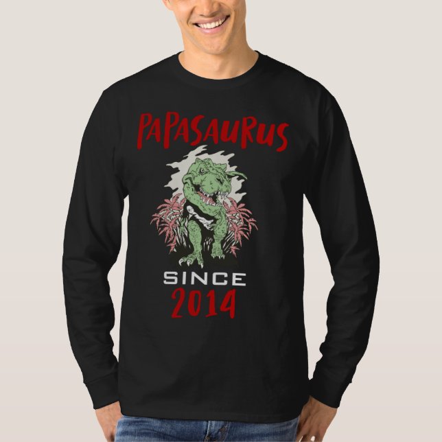 Papasaurus since 2014 T-Shirt (Vorderseite)